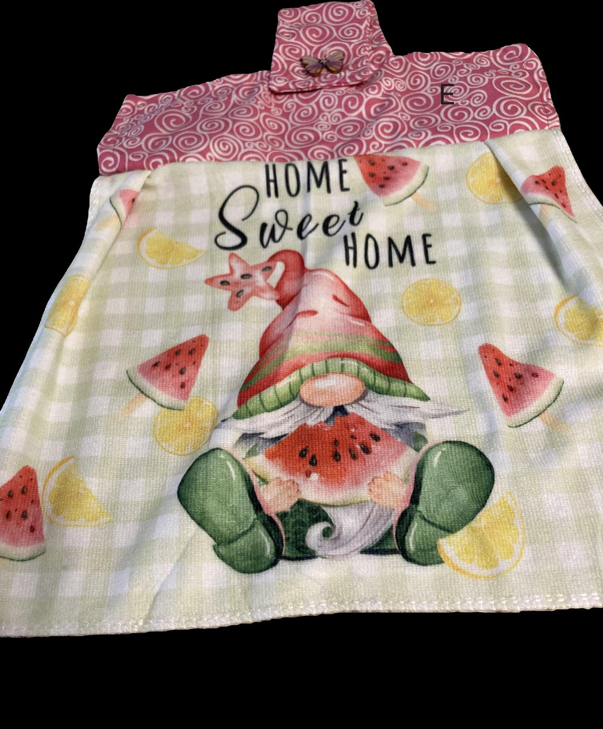 WATERMELONS and Gnomes enjoying summer on towels.