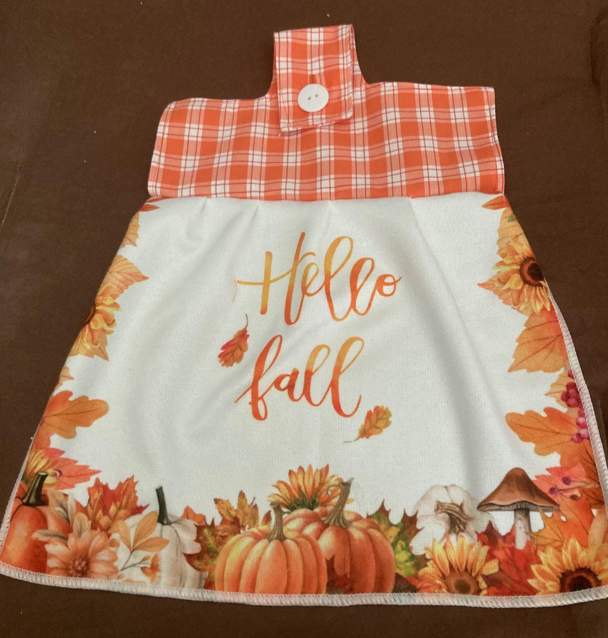 Fall Scenery on Hanging Towels for Kitchen Decorating