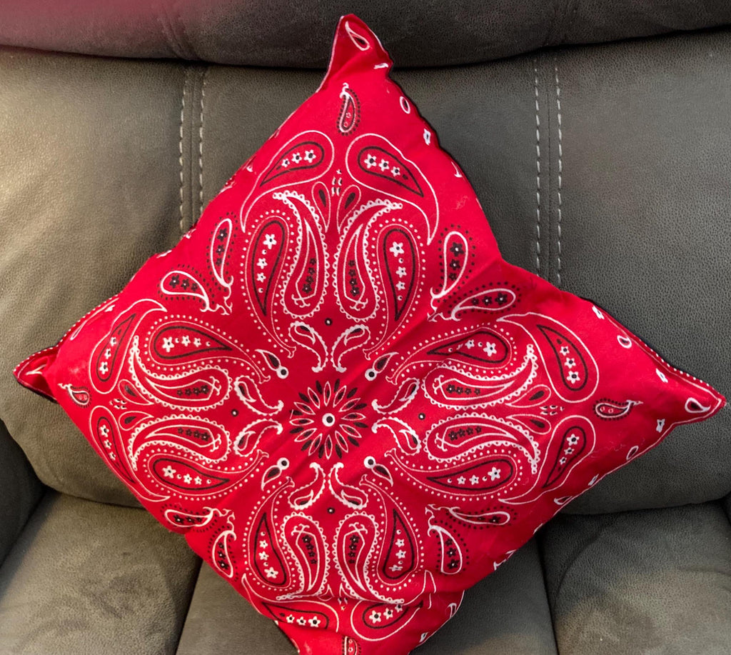 BANDANA PILLOWS ACCENT for any decorating style