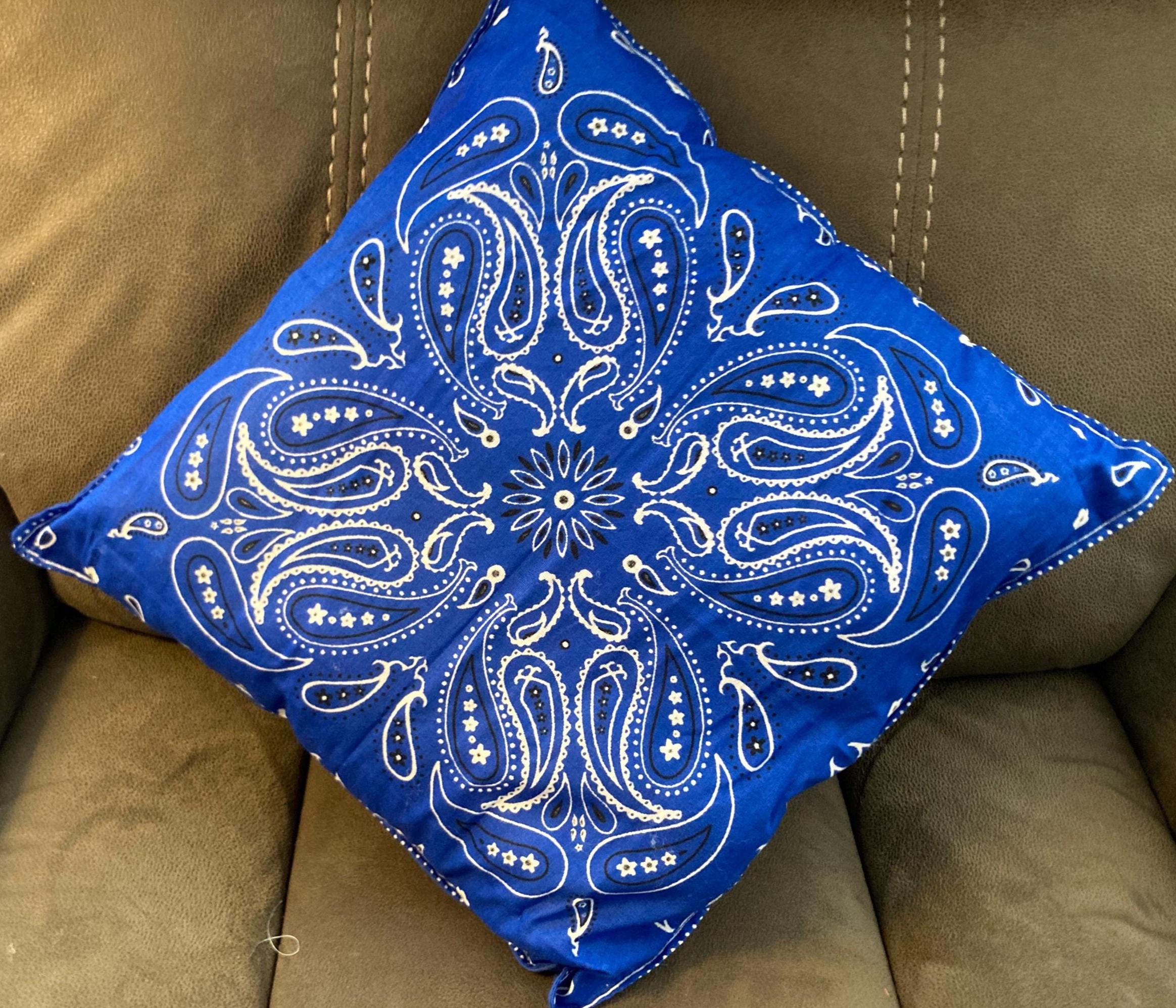 BANDANA PILLOWS ACCENT for any decorating style