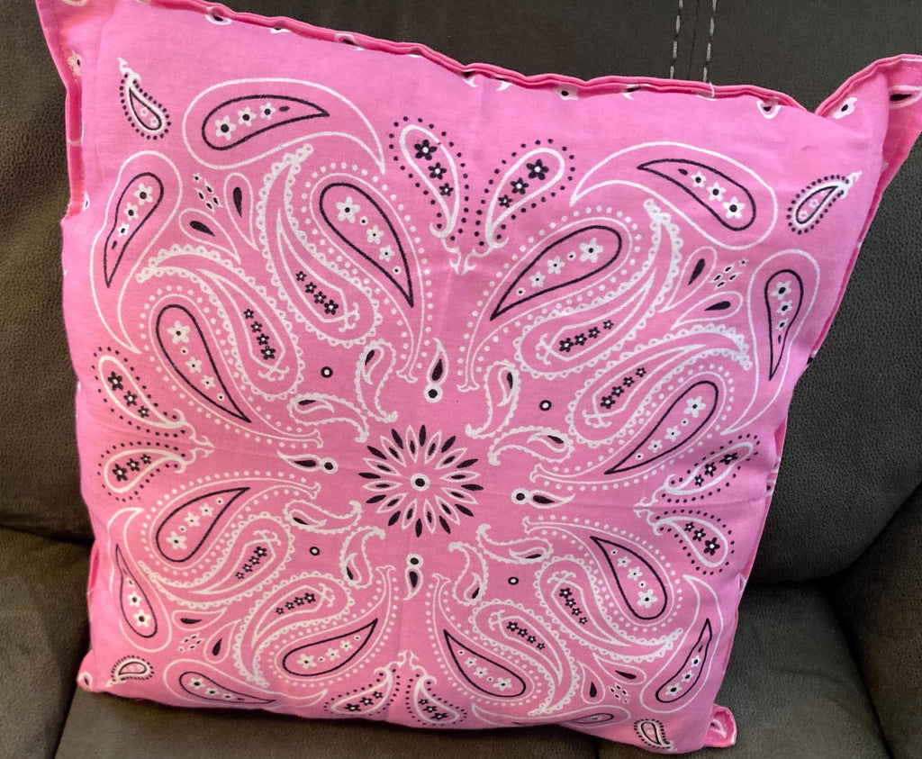 BANDANA PILLOWS ACCENT for any decorating style
