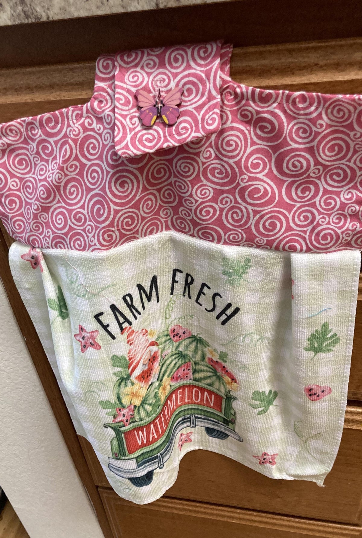 WATERMELONS and Gnomes enjoying summer on towels.
