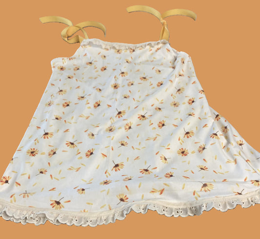 Little/Young Girl's 3-in-1 Outfit with daisies