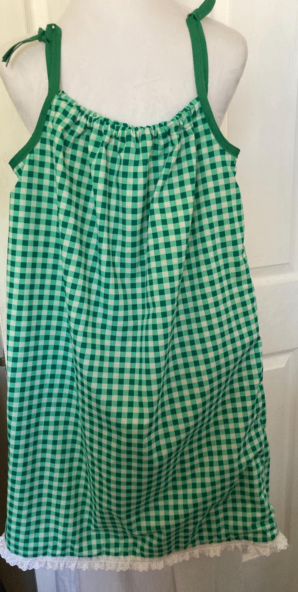 GIRLS' PILLOWCASE DRESS Reversible in 3 sizes and two color schemes