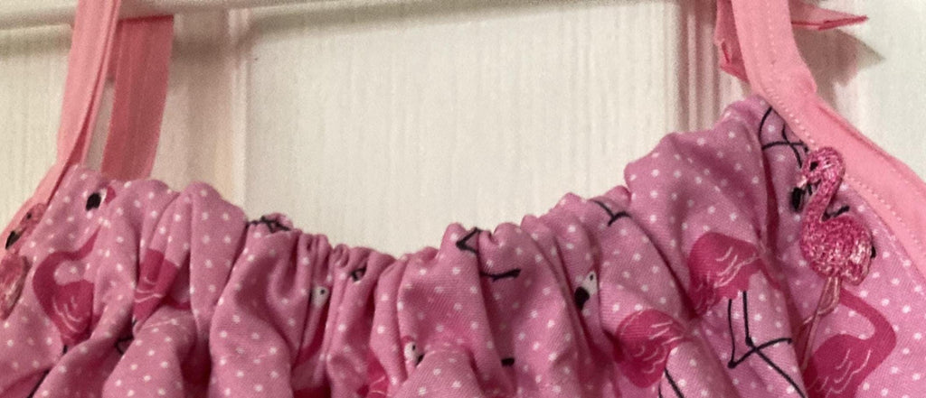 PINK FLAMINGOS REVERSIBLE Pillowcase Dress for Girls