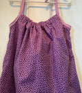 PURPLE and LAVENDER REVERSIBLE Pillowcase Dress for Girls