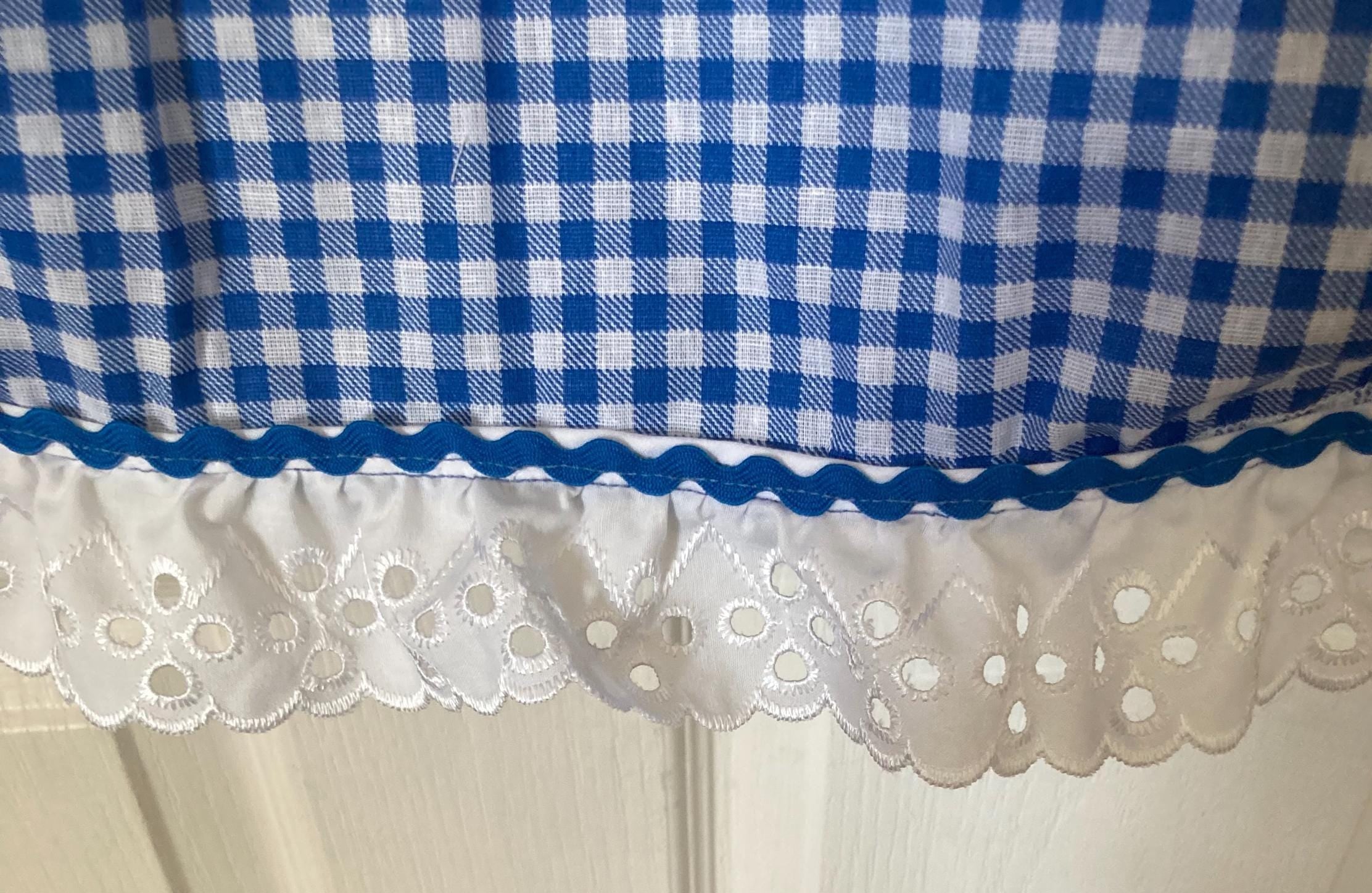 BLUE GINGHAM REVERSIBLE Pillowcase Dress for Girls