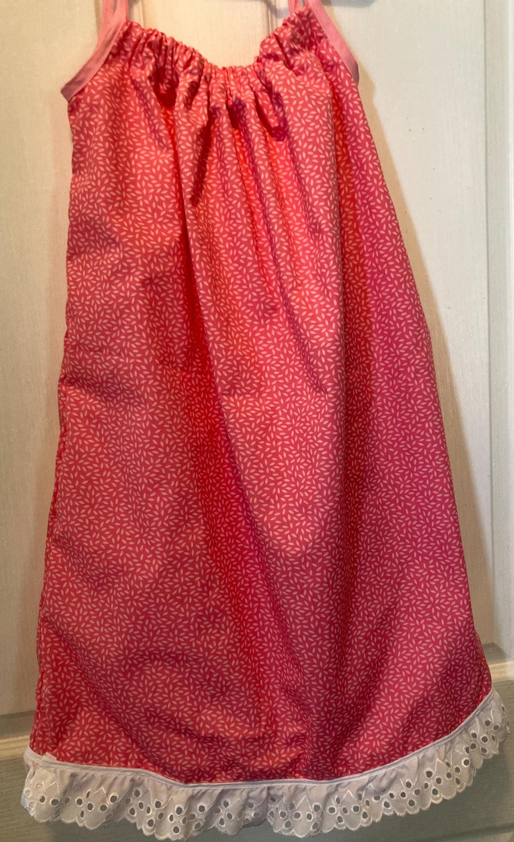 PINK GINGHAM REVERSIBLE Pillowcase Dress for girls