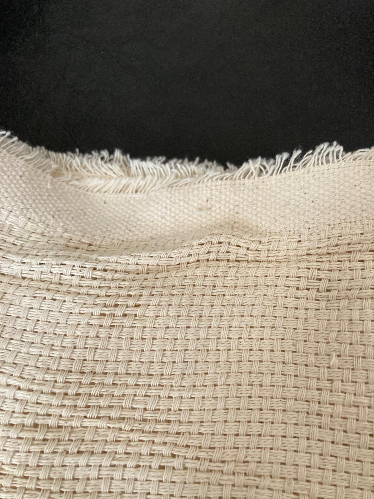MONKS CLOTH NATURAL 100% Cotton for punch needle work 1 yard piece