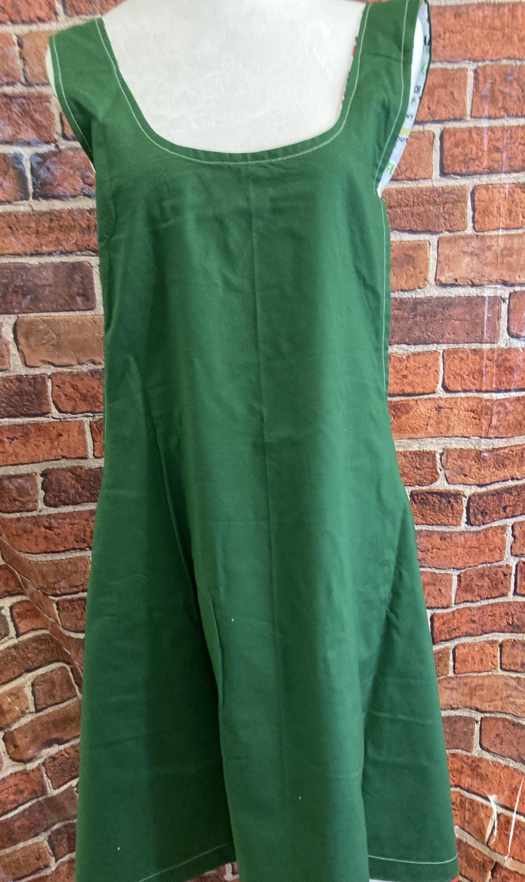 GRINCH CHRISTMAS SAYINGS on Reversible Cross Back Apron