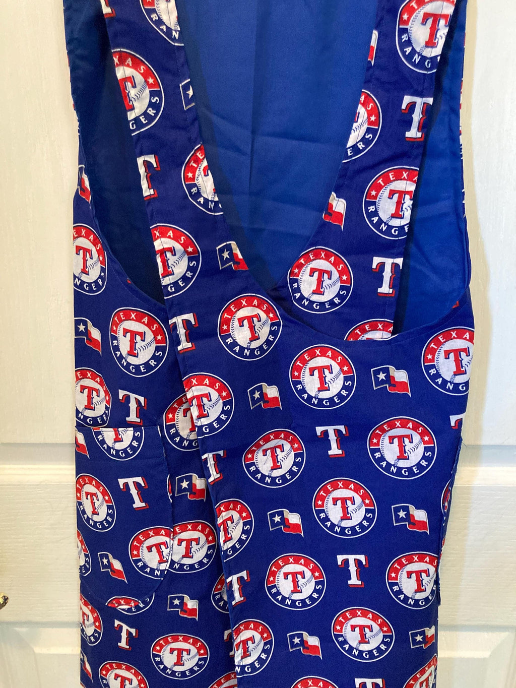 TEXAS RANGERS FAN Cross back Apron