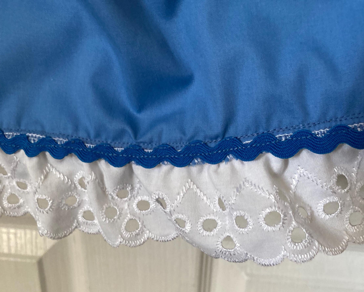 BLUE GINGHAM REVERSIBLE Pillowcase Dress for Girls