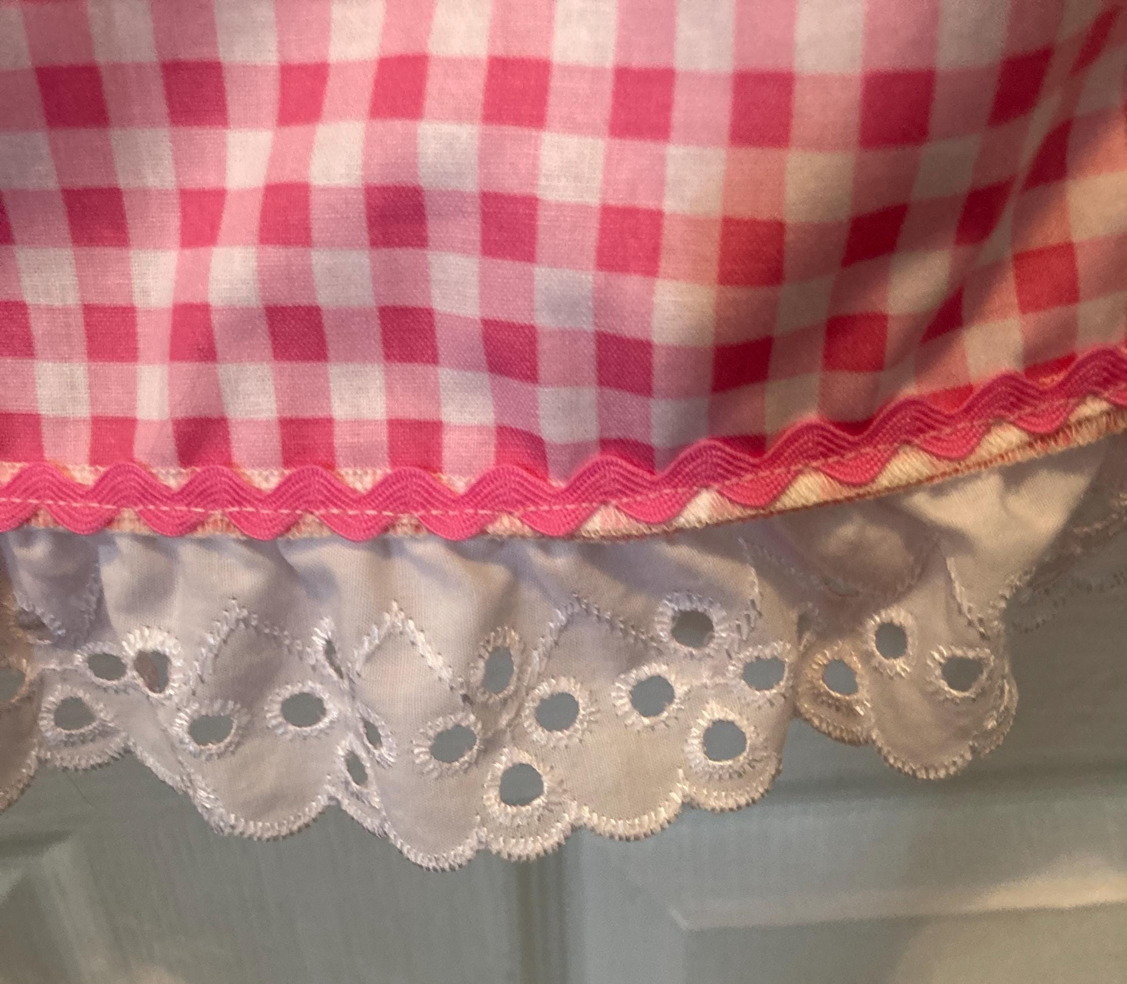 PINK GINGHAM REVERSIBLE Pillowcase Dress for girls