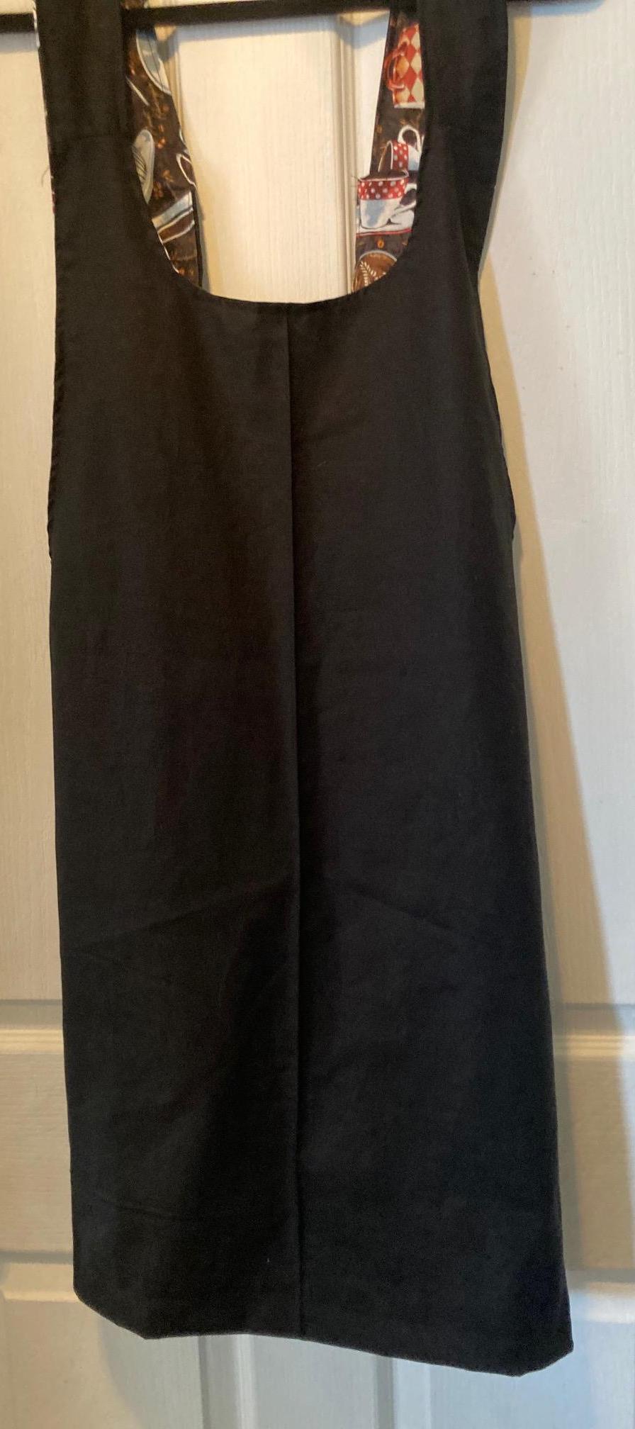 Handmade Cross Back Reversible Apron with Cats and More Cats