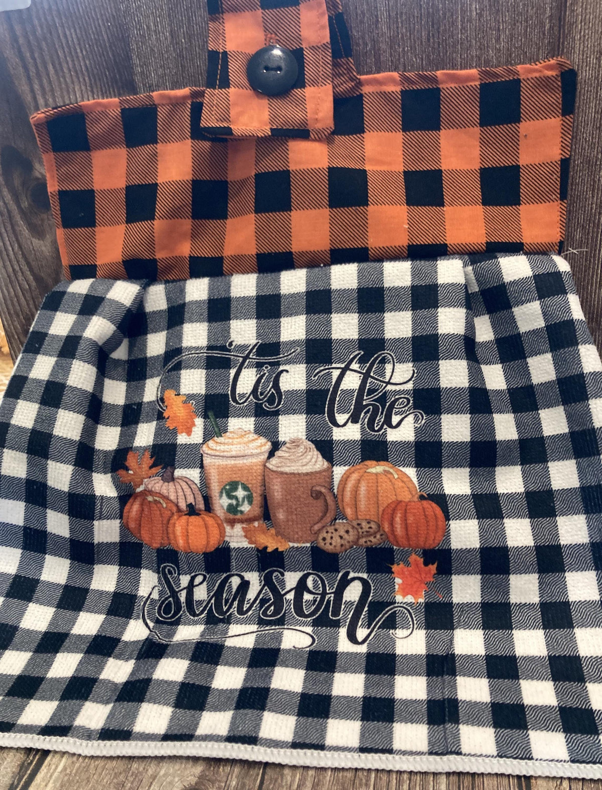It's Fall Y'all hanging towels for the season
