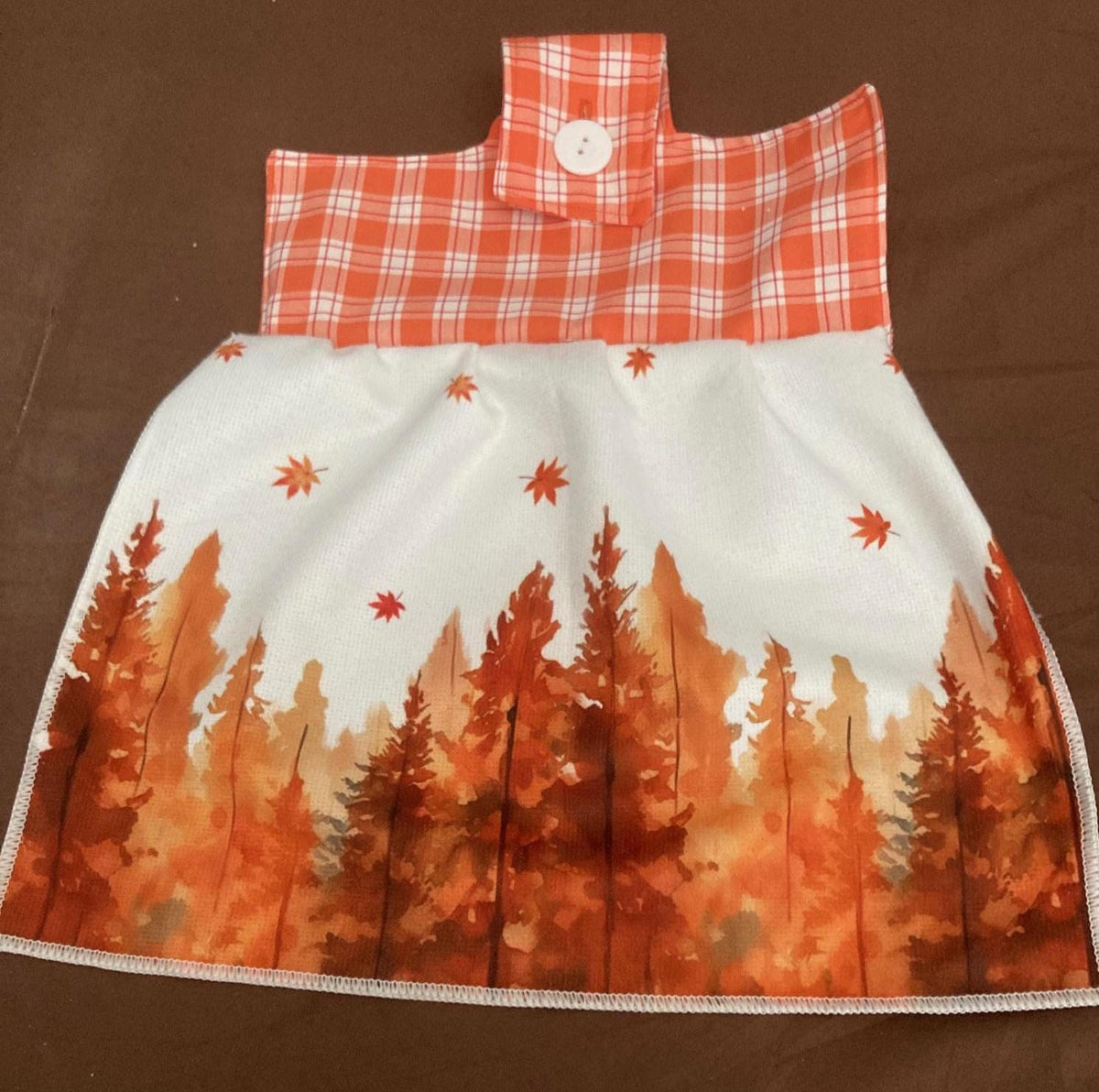 Fall Scenery on Hanging Towels for Kitchen Decorating