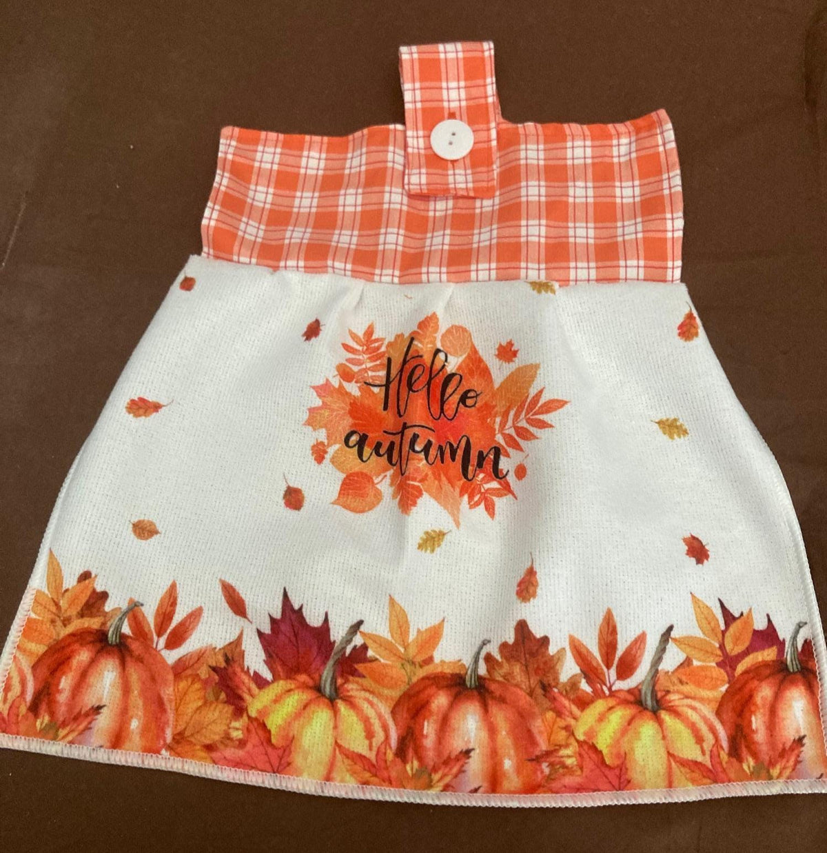 Fall Scenery on Hanging Towels for Kitchen Decorating