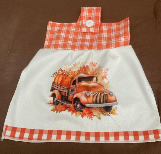 Fall Scenery on Hanging Towels for Kitchen Decorating