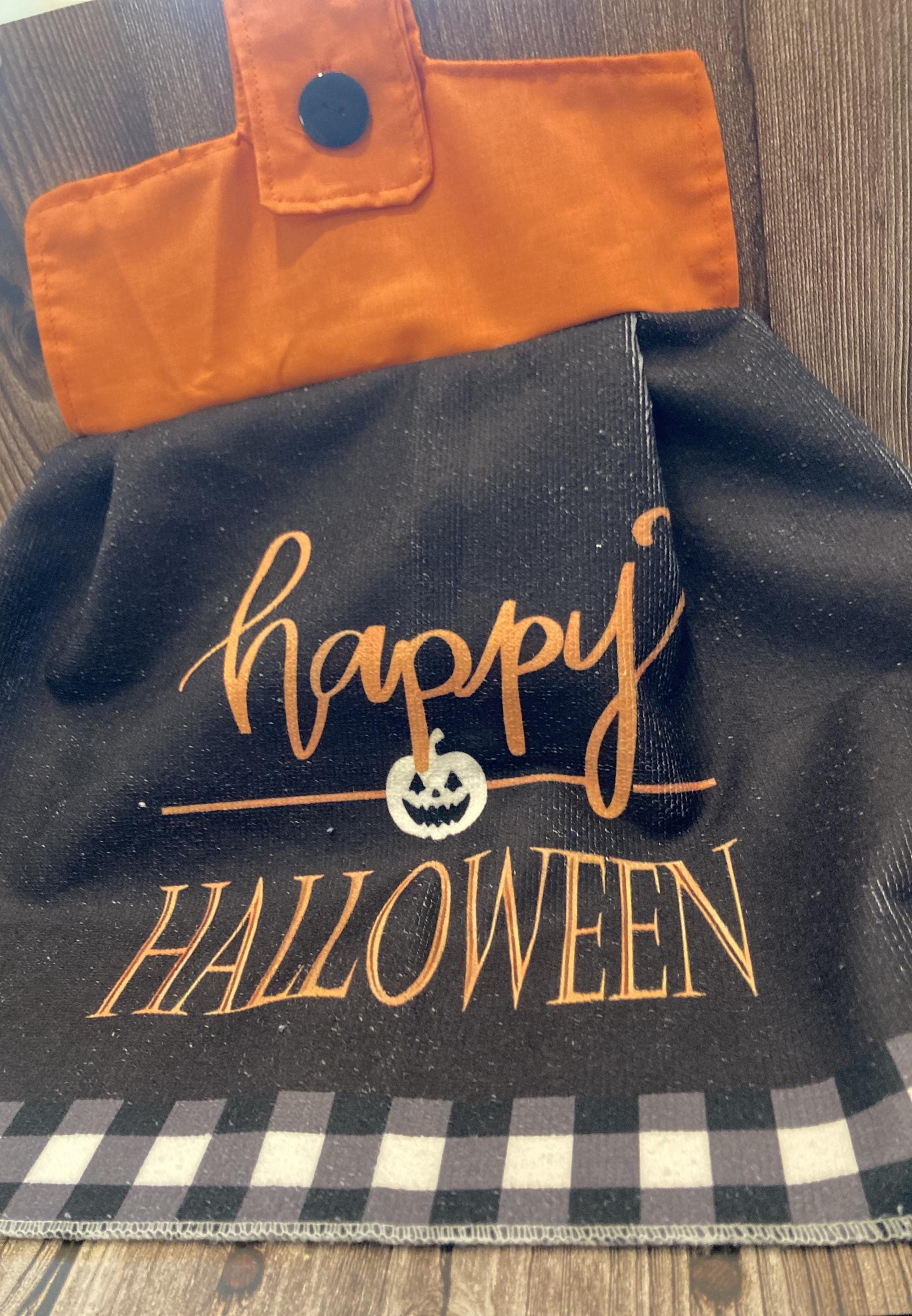 Hanging Towels Happy Halloween