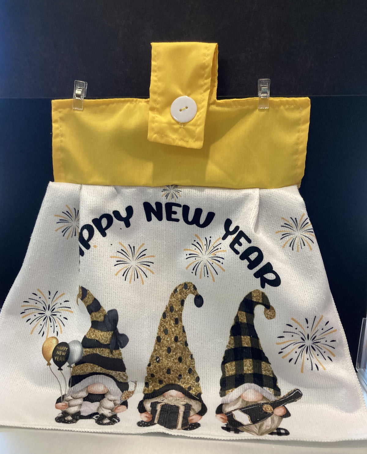 Gnomes for Winter and New Year Hanging Towels