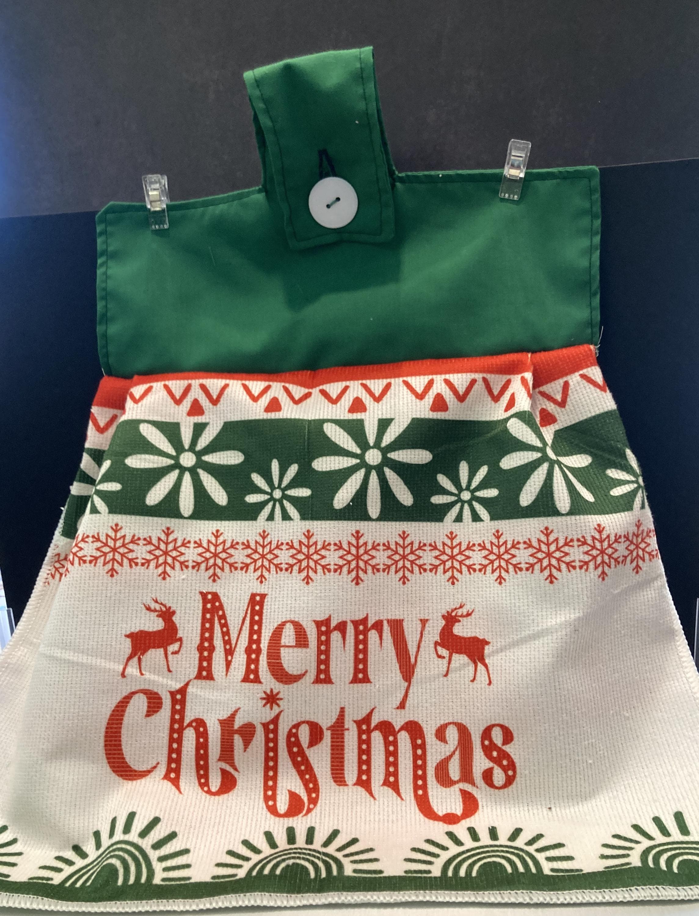 Merry Christmas hanging Towels