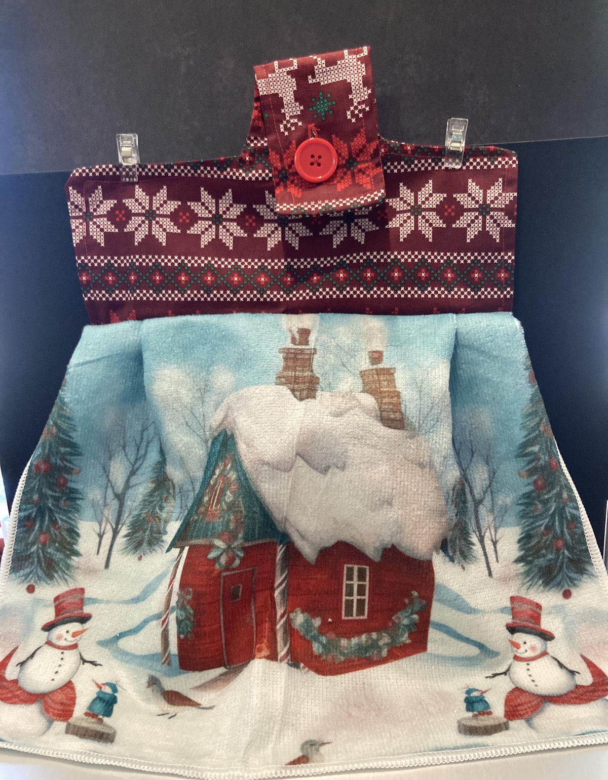 Christmas Hanging Towels for the kitchen
