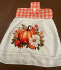 Fall Scenery on Hanging Towels for Kitchen Decorating