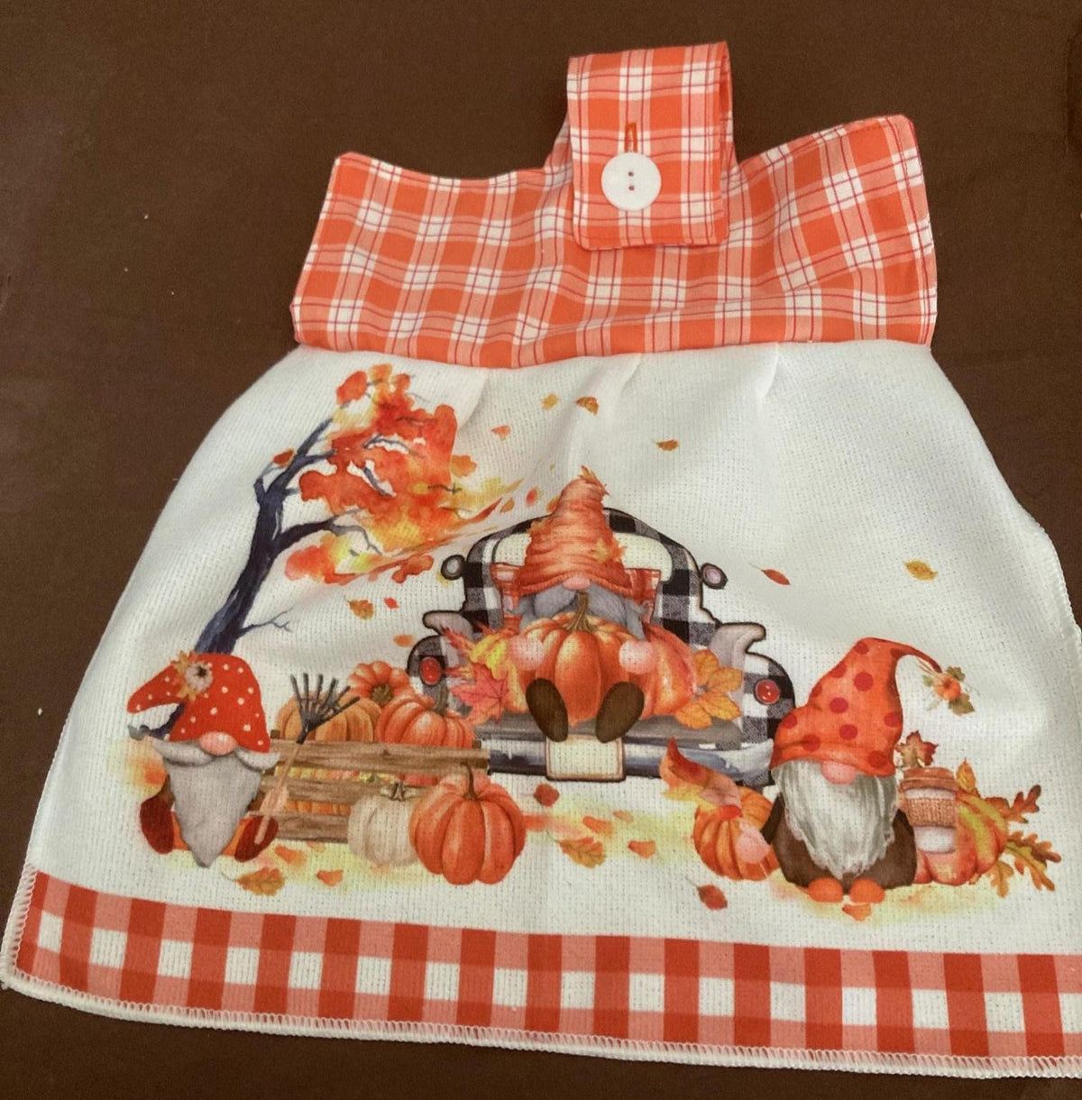 Fall Scenery on Hanging Towels for Kitchen Decorating