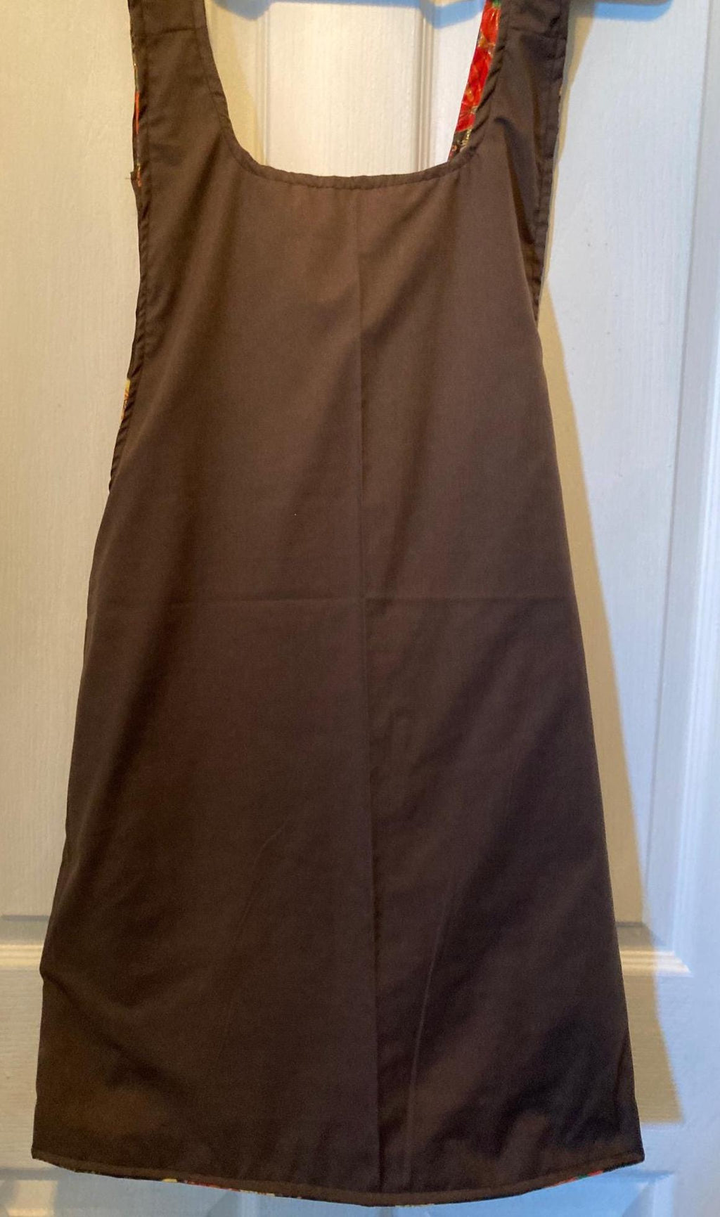 Elegant Black Glittered Harvest Reversible Cross Back Apron