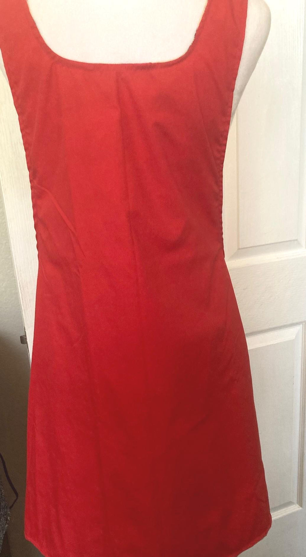 Yellow and Red Cardinals Christmas Apron, handmade reversible Cross Back, Gift for Mom,