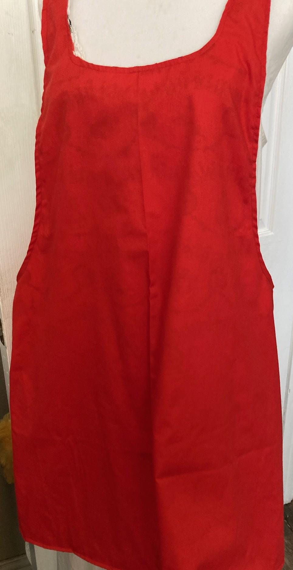 The Whos of Whoville, handmade Christmas apron, reversible cross back apron, Merry Grinchmas