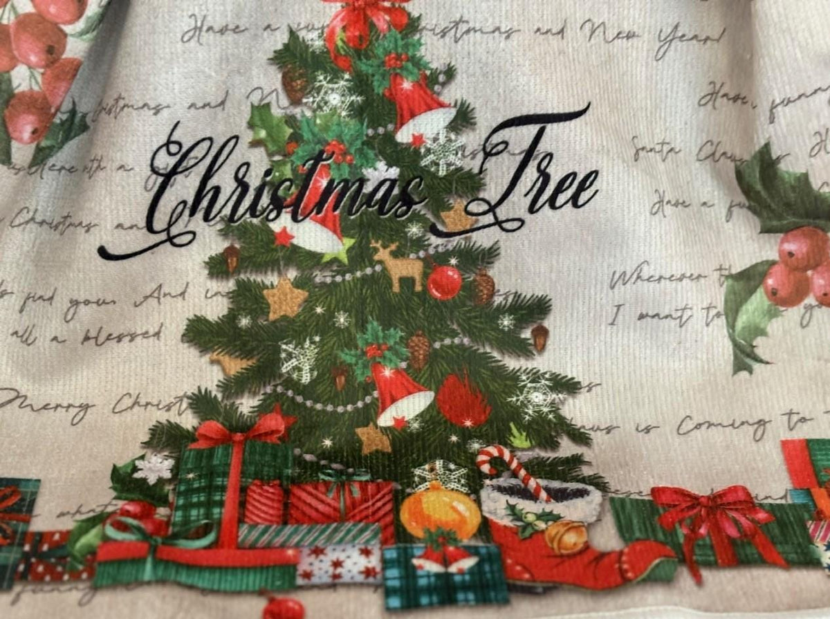Christmas Tree Hanging Towels, Handmade, holiday decor gift