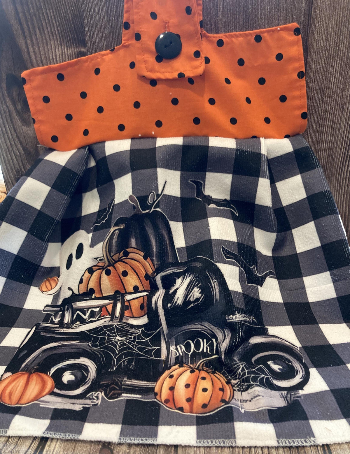 Hanging Towels Happy Halloween