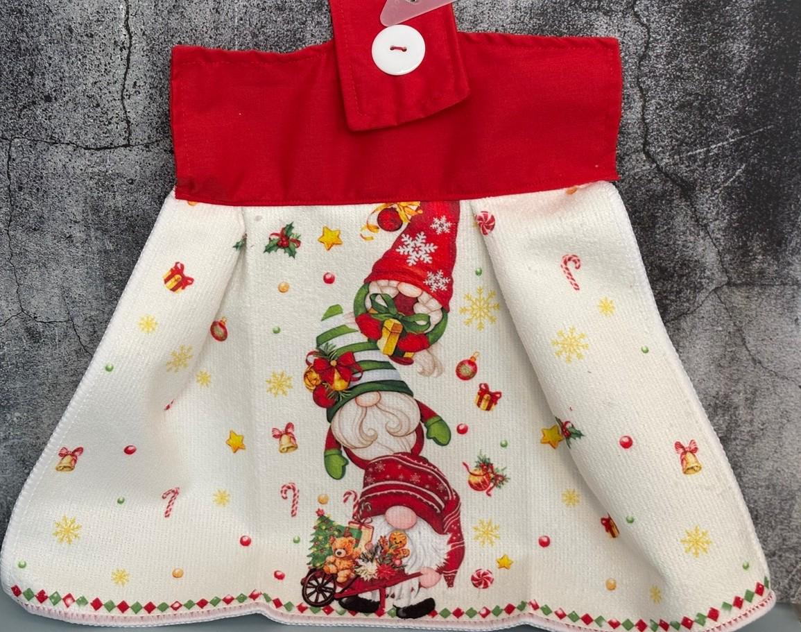 Gnomes, Gnomes and more on Christmas Hanging Towels, decor gift