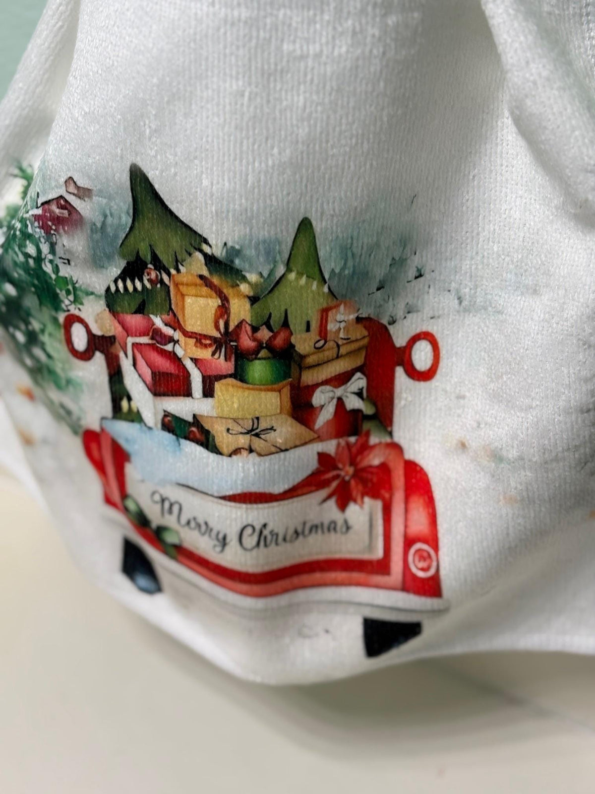 Winter Scenes Christmas Hanging Towels, Decor gift
