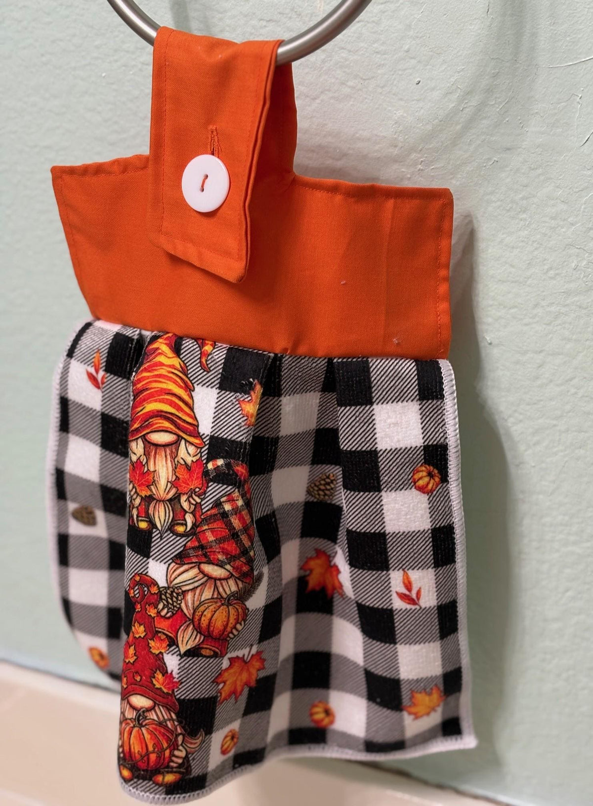 Harvest Fall Gnomes, Hanging Towels, Hello Pumpkin