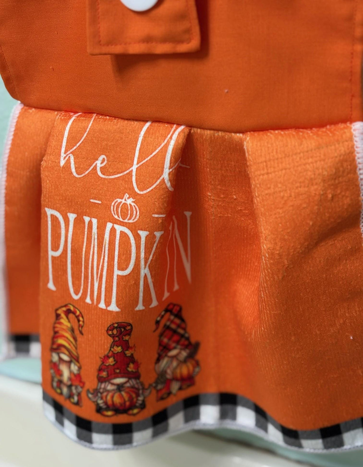 Harvest Fall Gnomes, Hanging Towels, Hello Pumpkin
