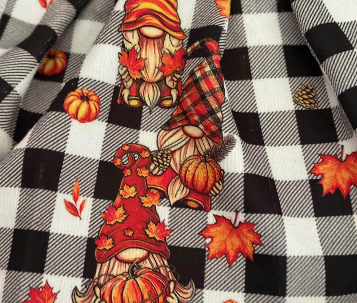 Harvest Fall Gnomes, Hanging Towels, Hello Pumpkin