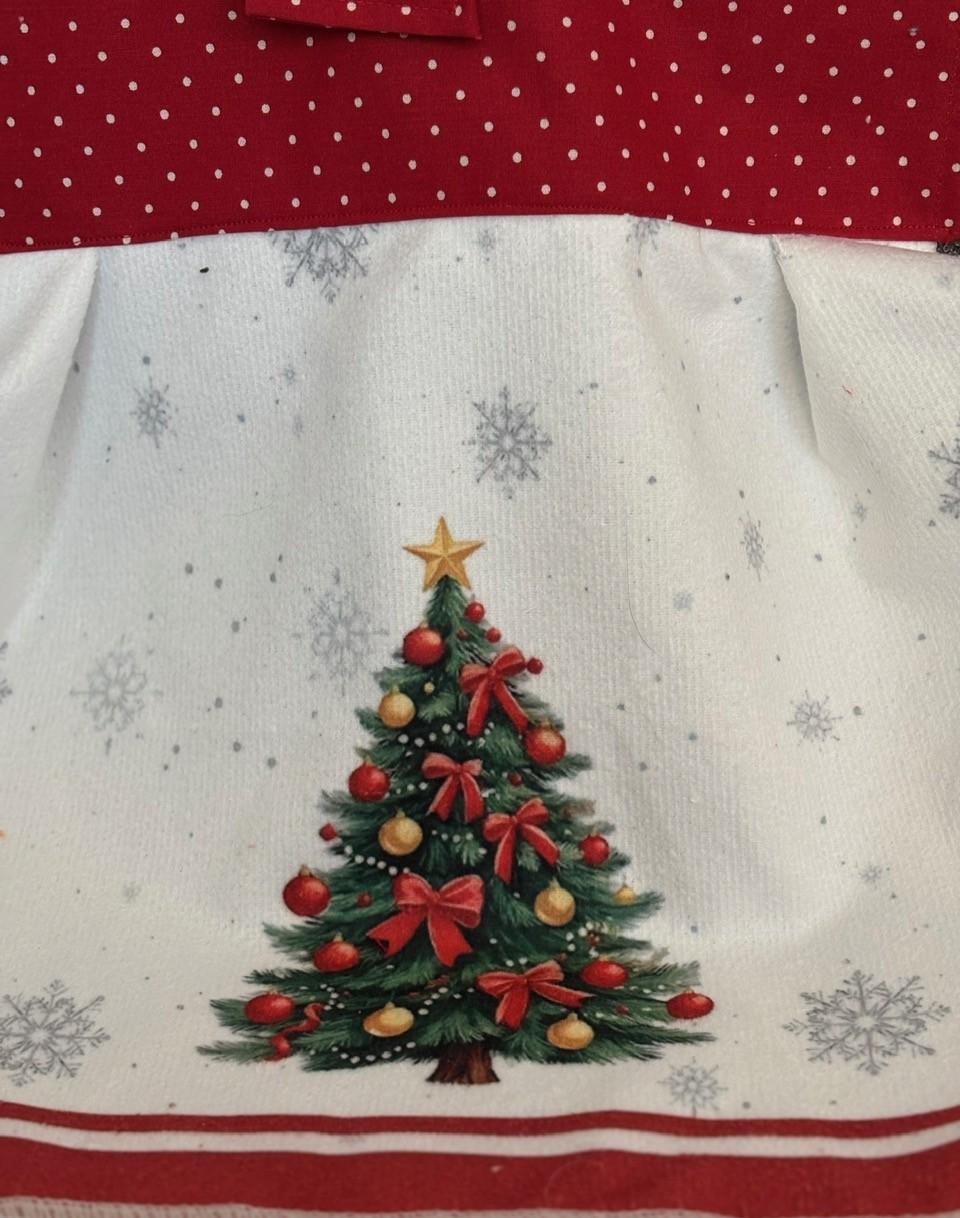 Christmas Tree Hanging Towels, Handmade, holiday decor gift