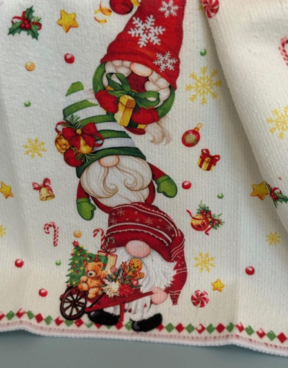 Gnomes, Gnomes and more on Christmas Hanging Towels, decor gift