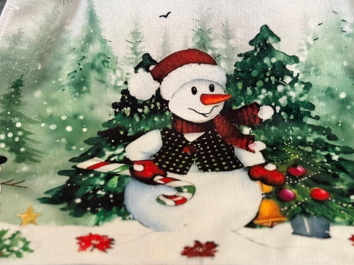 Winter Scenes Christmas Hanging Towels, Decor gift