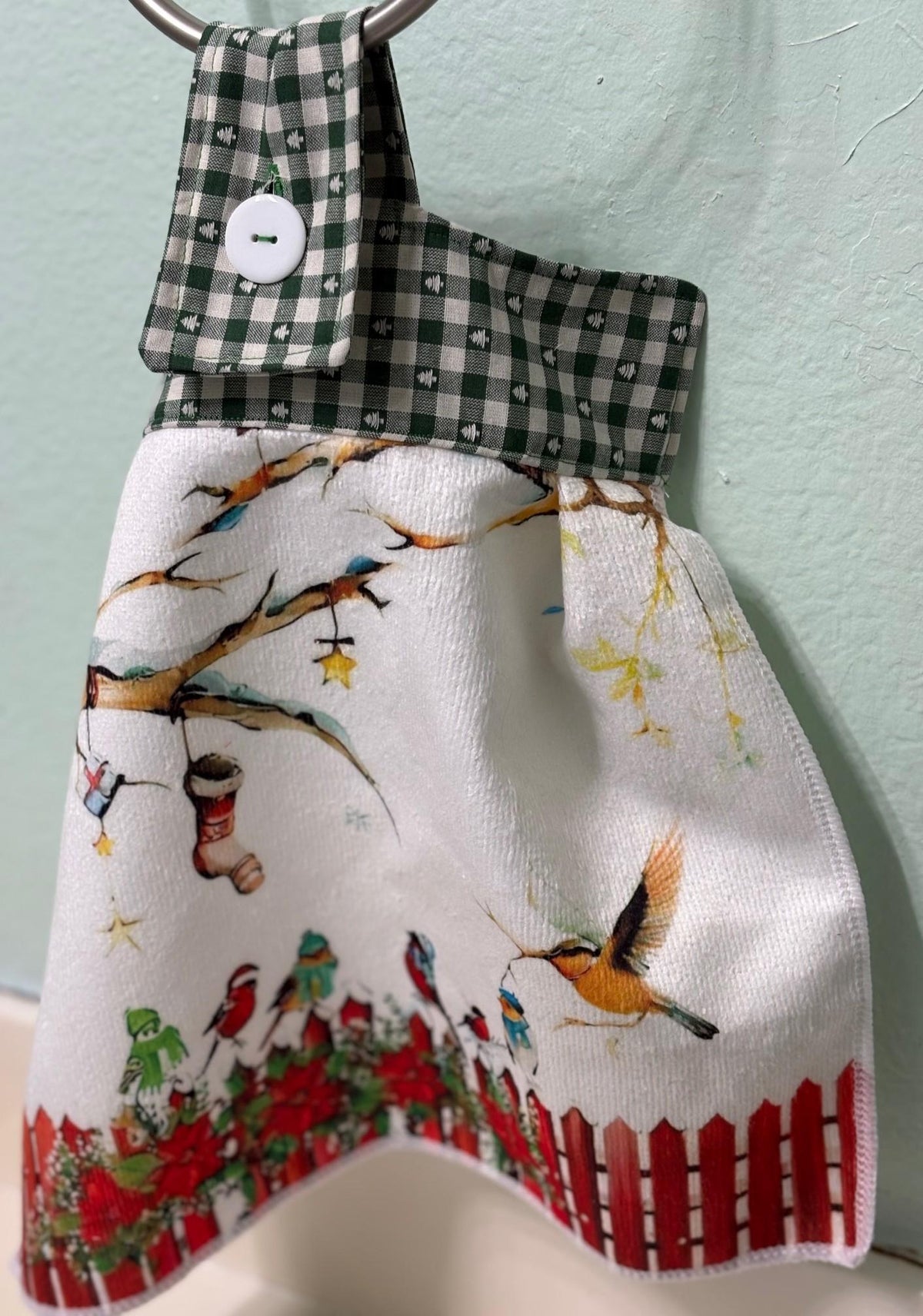 Winter Scenes Christmas Hanging Towels, Decor gift