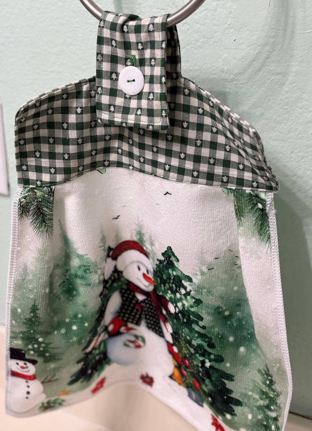 Winter Scenes Christmas Hanging Towels, Decor gift