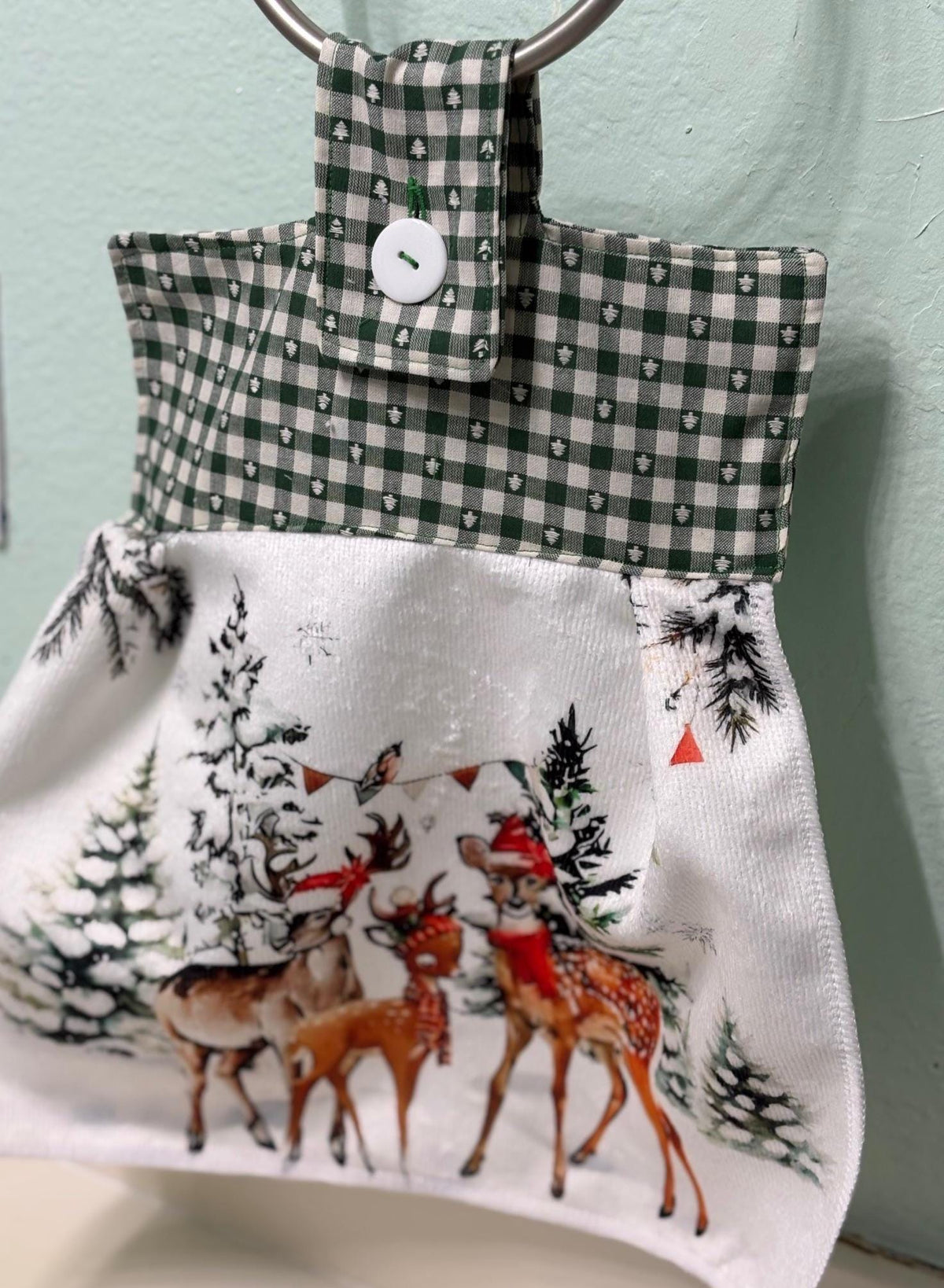 Winter Scenes Christmas Hanging Towels, Decor gift