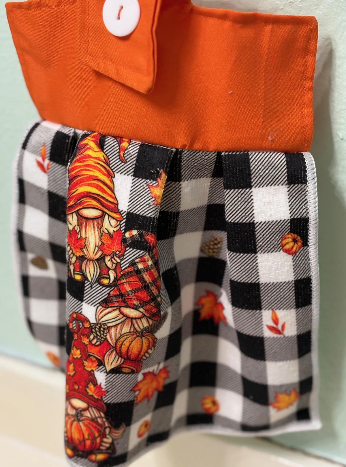 Harvest Fall Gnomes, Hanging Towels, Hello Pumpkin